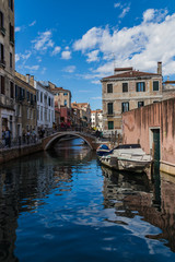 Día soleado en Venecia.