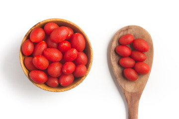 Cherry Tomatoes into a bowl