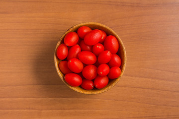 Cherry Tomatoes into a bowl
