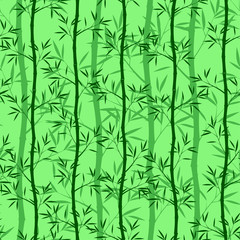 Naklejka na ściany i meble Vector seamless bamboo pattern2