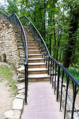 Stairs to castle