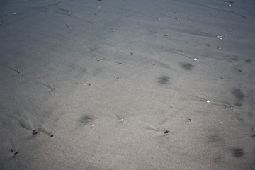 weaving dark sand. background