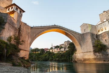 The old bridge in Mostar, Bosnia and Herzegovina 