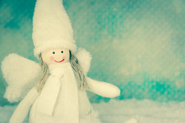 cute snowy angel decoration