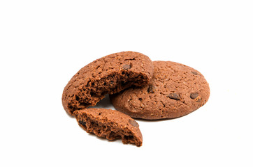 chocolate chip cookie with drops
