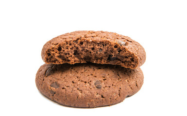 chocolate chip cookie with drops