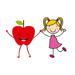 food character menu icons vector illustration design