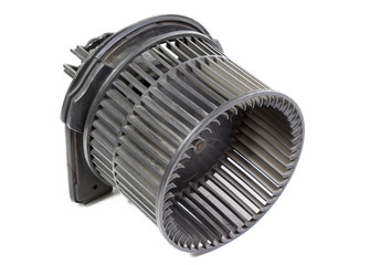 Old engine of a heater