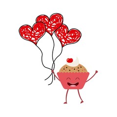 food character menu icons vector illustration design