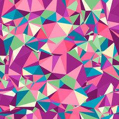 Multicolor seamless pattern. elements of  triangle for design. stylish