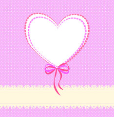 Seamless girly pink background with small circles