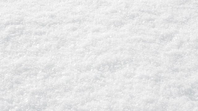 white background of fresh snow texture