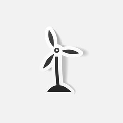realistic design element: wind turbines