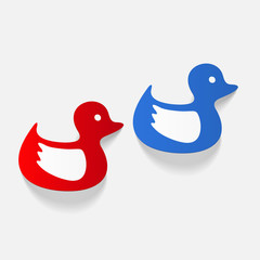 realistic design element: duck