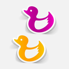 realistic design element: duck