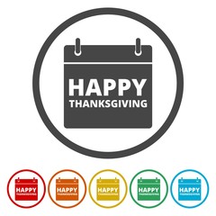 Thanksgiving day icon