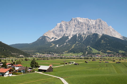 Blick auf die Zugspitze 