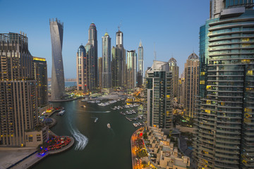 Fototapeta na wymiar Dubai Marina. UAE