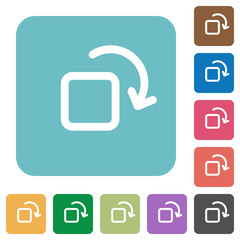 Flat rotate element icons