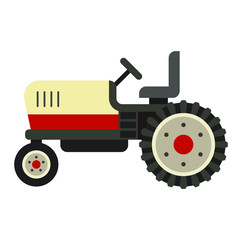 Vehicle tractor farm vector
