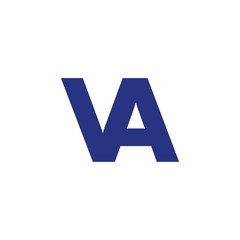VA letter initial logo design