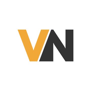 VN letter initial logo design