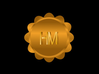 HM Initial Logo for your startup venture