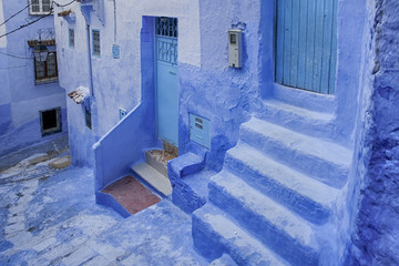 Rincones de la hermosa ciudad de Chefchaouen al norte de Marruecos