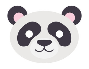 Animals carnival mask vector icon