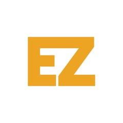 EZ letter initial logo design