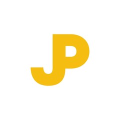 JP letter initial logo design