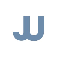 JJ letter initial logo design