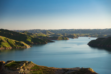 Obraz premium Gotvand Lake, Khuzestan, Iran