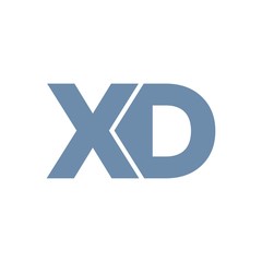 XD letter initial logo design