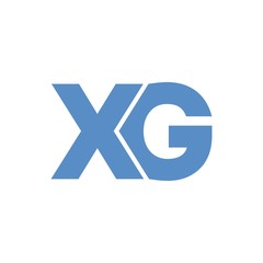XG letter initial logo design