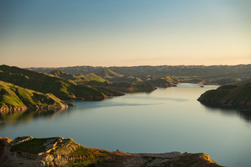 Obraz premium Gotvand Lake, Khuzestan, Iran