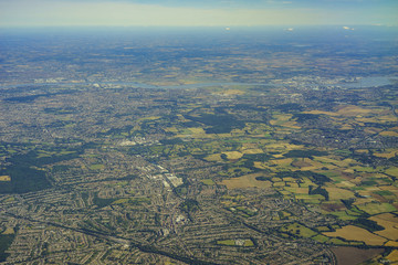 Aerial view of United Kingdom