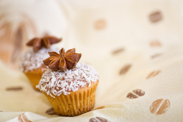 Delicious cakes with anise