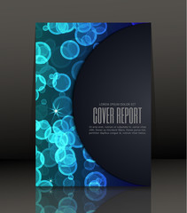 Template design for cover. Banner in A4 size. Abstract background. Vector, illustration.