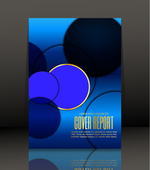 Fototapeta premium Template design for cover. Banner in A4 size. Abstract background. Vector, illustration.