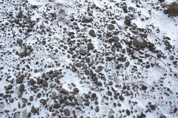 Snow and stones. 2
