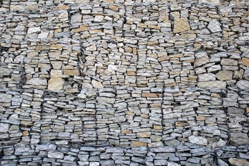 The wall of natural stone. 2
