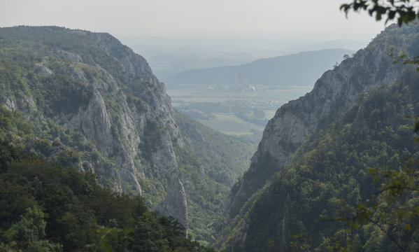 Zadiel valley in Slovakia karst