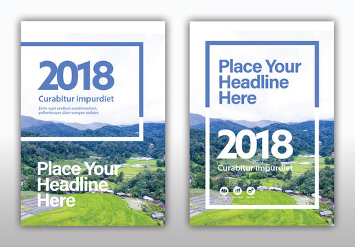 Book Cover Layout Set 43