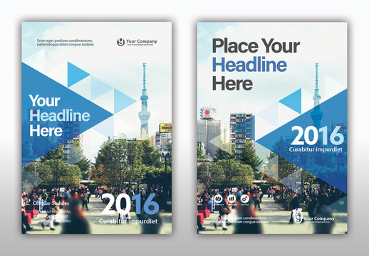 Book Cover Layout Set 46