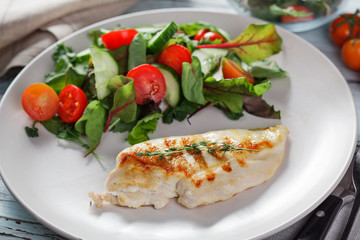 Grilled chicken fillet
