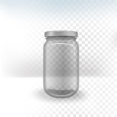 empty glass jar
