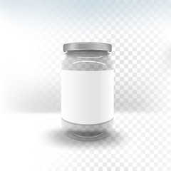 empty glass jar