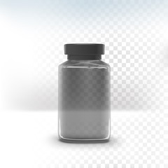 empty glass jar