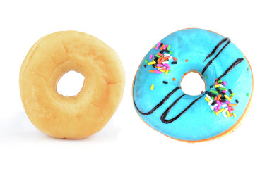 Donut Isolated on White Background